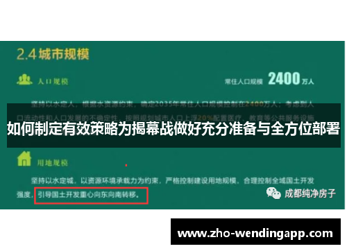 如何制定有效策略为揭幕战做好充分准备与全方位部署